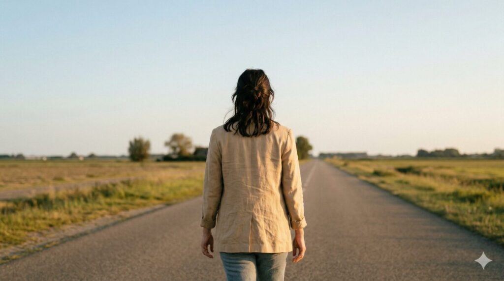 Man praat met vrouw op straat — gesprekstechniek