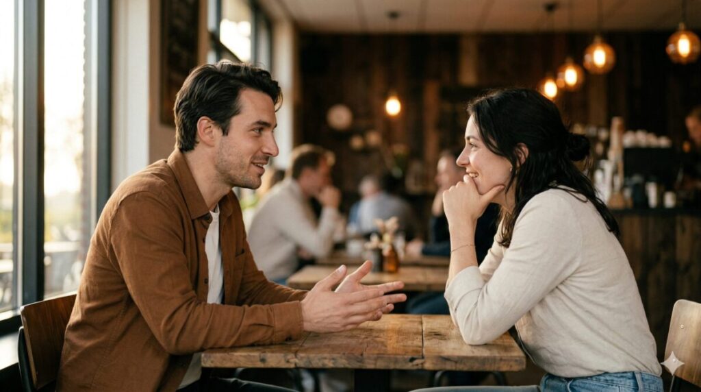 Informatiegesprek versus emotioneel gesprek met vrouw